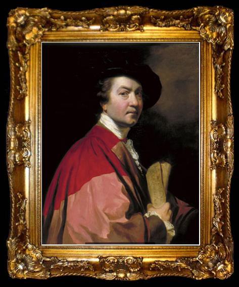 framed  Sir Joshua Reynolds Self ortrait, ta009-2